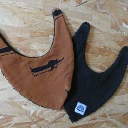 Bavoir bandana Teckels - Moomie
