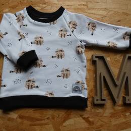 Sweat Chats fond Crème - Moomie