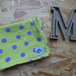 Lange Pois vert anis - Moomie