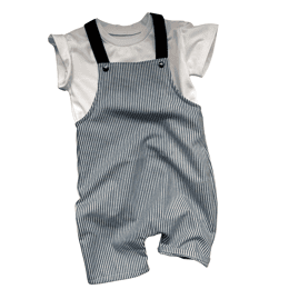 Les salopettes bébé Made in France