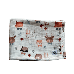 Lange bébé coton – Animaux de la forêt