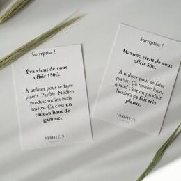 Carte cadeau dématérialisée (e-carte cadeau )