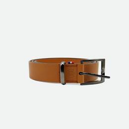 Ceinture cuir femme camel