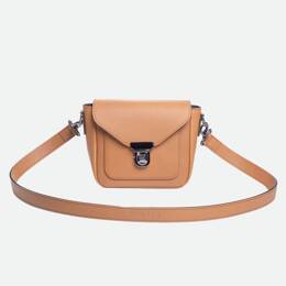 Isée le mini sac bandoulière en cuir femme made in France.