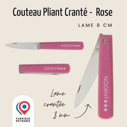 Couteau Pliant Pocket - Lame 8cm crantée 3mm | Classic Bois