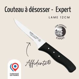 Couteau à Désosser - Lame 12 cm -  Noir | Expert Affidenté® Polypro