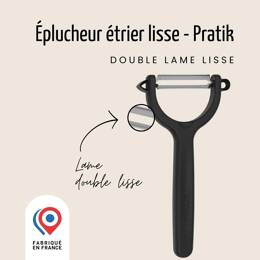 Éplucheur "Y " - À étrier - Lame double lisse | Pratik