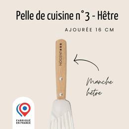 Spatule de Cuisine Ajourée - 16 cm - Bois | Pratik