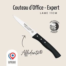Couteau d'Office - Lame 11 cm | Expert Affidenté® Polypro