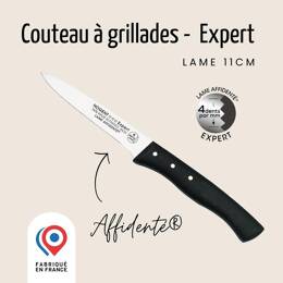 Couteau à grillades - Lame 11 cm | Expert Affidenté® Polypro