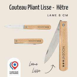 Couteau Pliant Pocket – Lame Lisse 8cm | Classic Bois