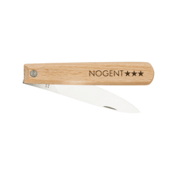 Couteau Pliant Pocket – Lame 8cm Crantée 3mm – Hêtre | Classic Bois