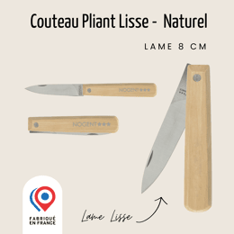 Couteau Pliant Pocket – Lame Lisse 8cm | Classic Bois