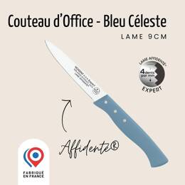 Couteau d'Office - Lame 9 cm - 4 dents au mm | Expert Affidenté® Polypro