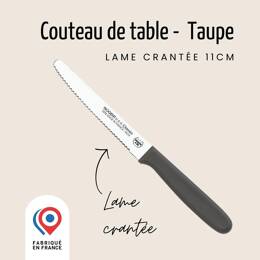 Couteau de table - Lame 11 cm crantée 3 mm | Classic Polypro