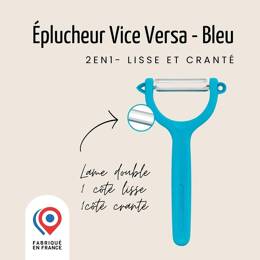 Éplucheur - Vice & Versa - 2 en 1 - Lisse et Cranté | Nogent Daily