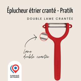 Éplucheur "Y " - À étrier - Lame double crantée | Nogent Daily