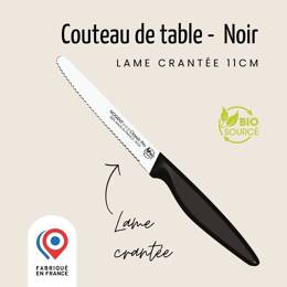 Couteau de table – Lame 11 cm crantée 3 mm | Les Responsables