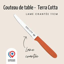 Couteau de table - Lame 11 cm crantée 3 mm | Nogent Daily
