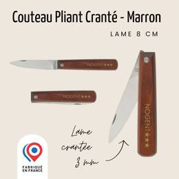 Office Pliant - Lame 8cm crantée 3mm | Les Spécialistes