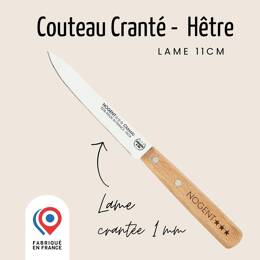 Couteau Tomate – Lame 11cm crantée 1mm | Nogent Iconic