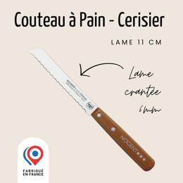 Couteau Baguette - Lame 11cm crantée 6mm | Nogent Iconic