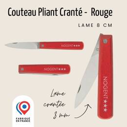 Office Pliant - Lame 8cm crantée 3mm | Les Spécialistes