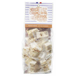 Nougat tendre au caramel d'Isigny et sel de Guérande IGP  - Cavalier Mariniere 175g - Nougats d'été  - Marinière