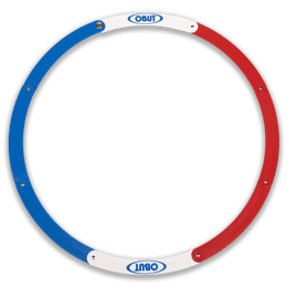 Cercle de pétanque pliant bleu blanc rouge