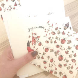Pack papeterie automne