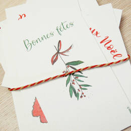 Les cartes de Noël Made in France