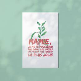 Mamie dans les orties