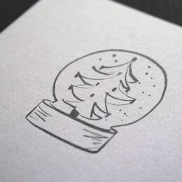 Tampon Boule de Noël