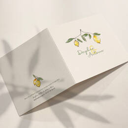 Faire-part Collection Citron