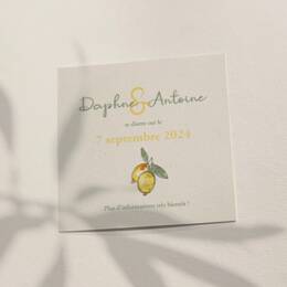 Save the date Collection Citron