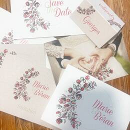 Pack papeterie de mariage Collection Couronne champêtre