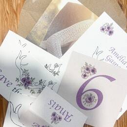 Pack papeterie de mariage Collection Hippie