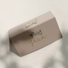 Porte-noms Collection Végétale