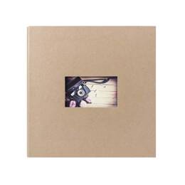 Album Photo Traditionnel Studio kraft 60 pages 300 Photos 10x15 - 60 pages vierges à personnaliser - 5 photos par page - Fabriqué en France - Panodia