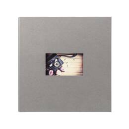 Album Photo Traditionnel Studio gris 60 pages 300 Photos 10x15 - 60 pages vierges à personnaliser - 5 photos par page - Fabriqué en France - Panodia