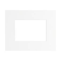 Passe-partout Epais blanc 50x70 cm ouverture 40x50 cm - Marie-Louise pour Cadre Photo 50x70 cm  - En carton FSC - Fabriqué en France - Brio