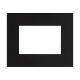 Passe-partout Epais noir 50x70 cm ouverture 40x50 cm - Marie-Louise pour Cadre Photo 50x70 cm  - En carton FSC - Fabriqué en France - Brio