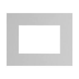 Passe-partout Epais gris 50x70 cm ouverture 40x50 cm - Marie-Louise pour Cadre Photo 50x70 cm  - En carton FSC - Fabriqué en France - Brio