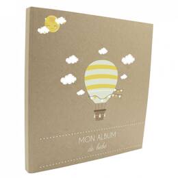 Album Photo Traditionnel Nino 300 Photos 10x15 cm - 60 pages vierges à personnaliser - 5 photos par page - Fabriqué en France - Panodia