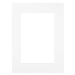 Passe-partout blanc 13x18 cm ouverture 9x13 cm - Marie-Louise pour Cadre Photo 13x18 cm  - En carton FSC - Fabriqué en France - Brio
