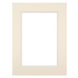 Passe-partout double blanc cassé 40x50 cm ouverture 30x40 cm - Marie-Louise pour Cadre Photo 40x50 cm  - En carton FSC - Fabriqué en France - Brio