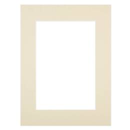 Passe-partout beige 24x30 cm ouverture 15x20 cm - Marie-Louise pour Cadre Photo 24x30 cm  - En carton FSC - Fabriqué en France - Brio