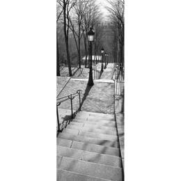 Radiateur électrique Allure escaliers Montmartre 45x120 cm en verre trempé