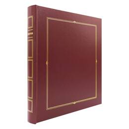 Album Photo Traditionnel Cordoue bordeaux 600 Photos 10x15 cm - 100 pages vierges à personnaliser - 6 photos par page - Fabriqué en France - Ceanothe