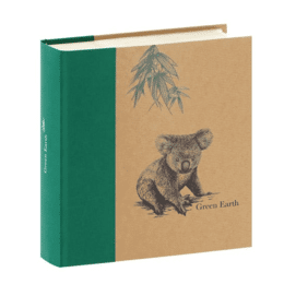 Album Photo Pochette Greenearth koala 200 Photos 10x15 cm - 100 pages pochettes légendables - 2 photos par page - Fabriqué en France - Panodia